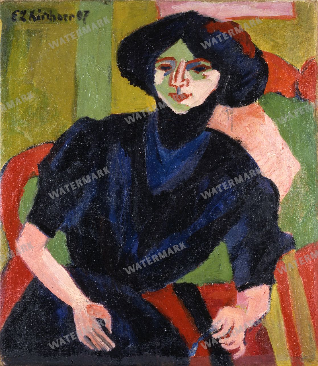 Ernst Ludwig Vintage Paintings