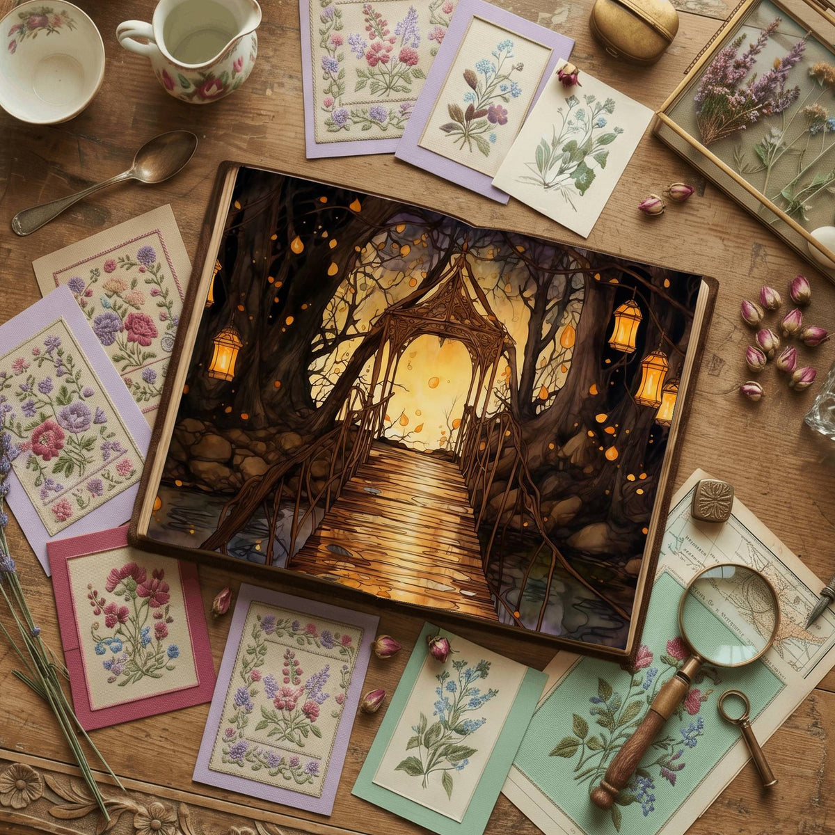 Fairy Bridge Digital Papers
