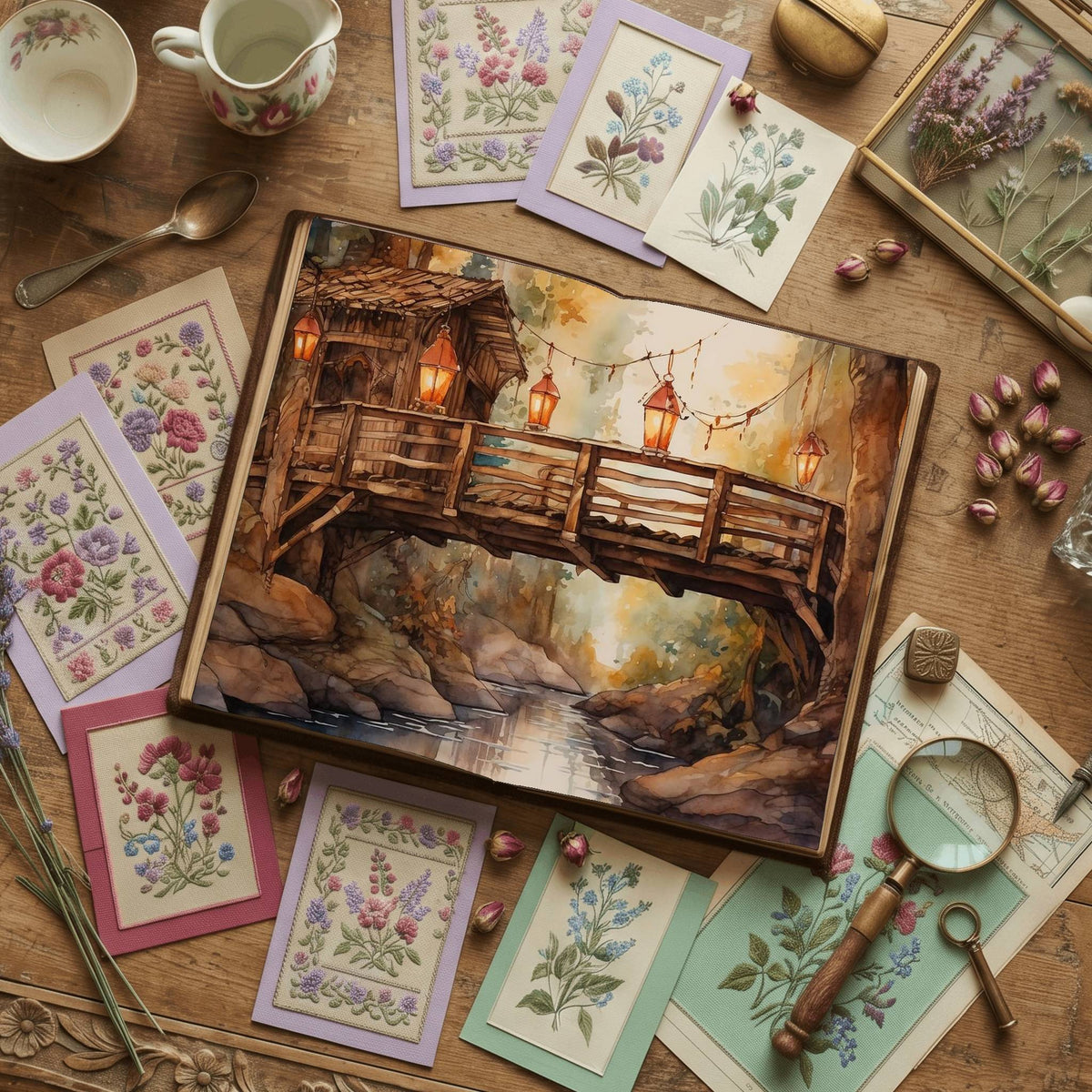 Fairy Bridge Digital Papers