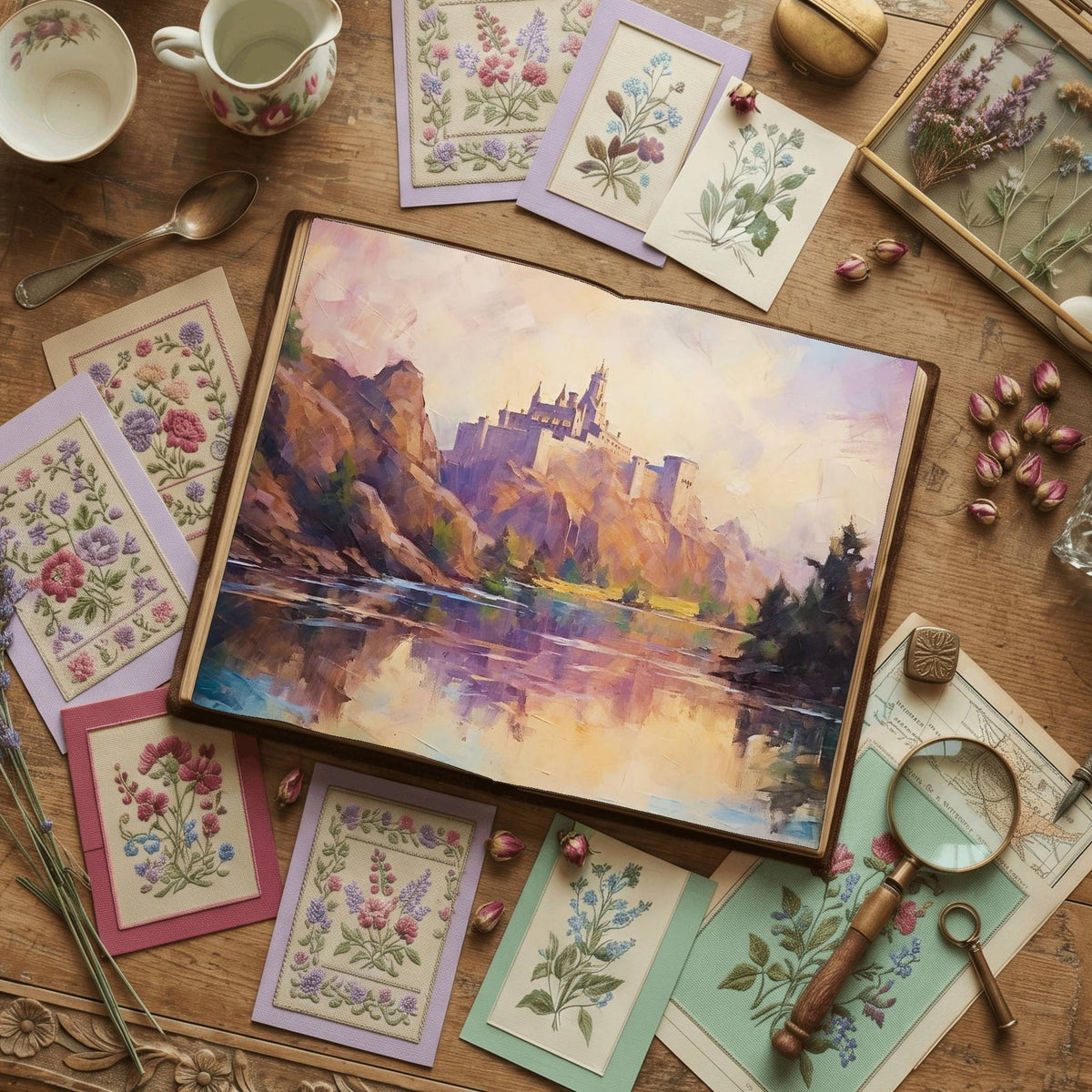 Fairy Castles Digital Papers