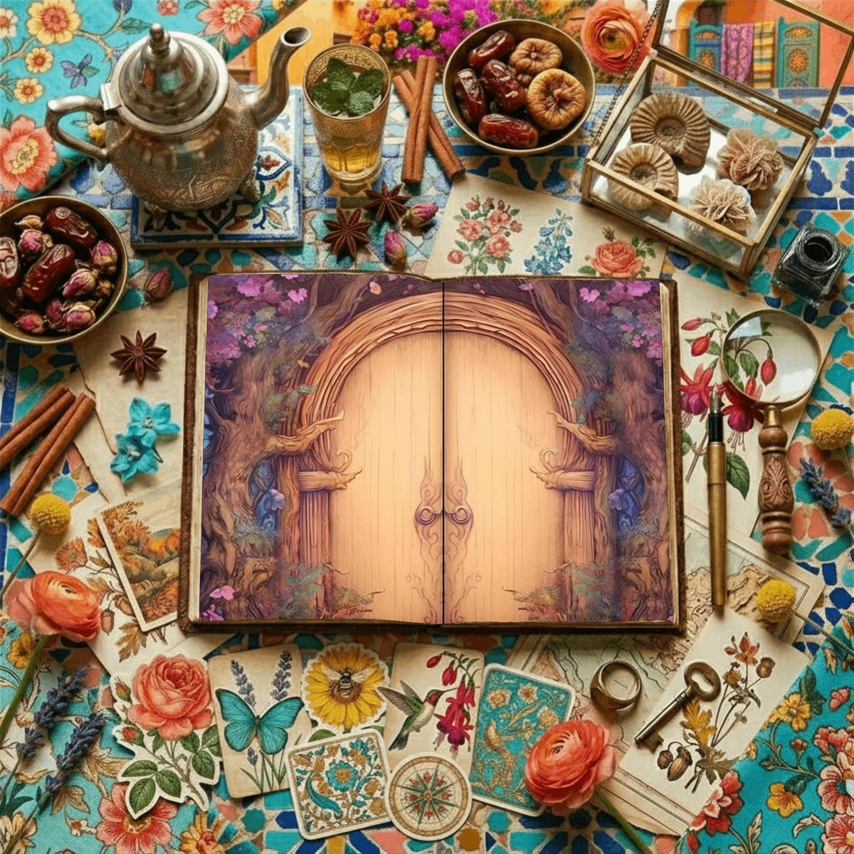 Fairy Doors Digital Papers