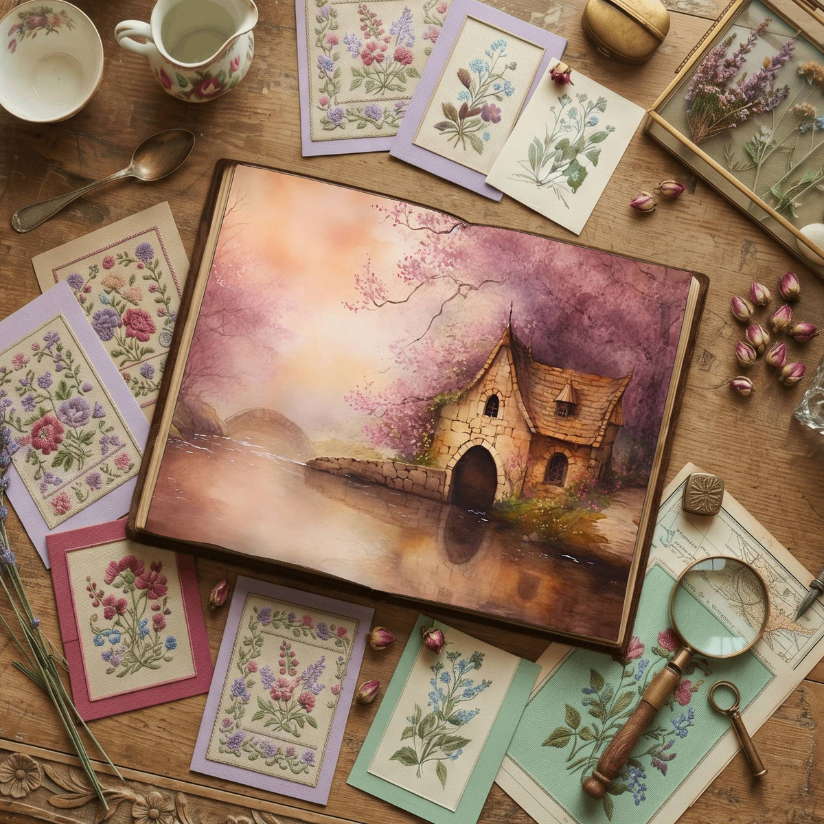 Fairy House Digital Papers