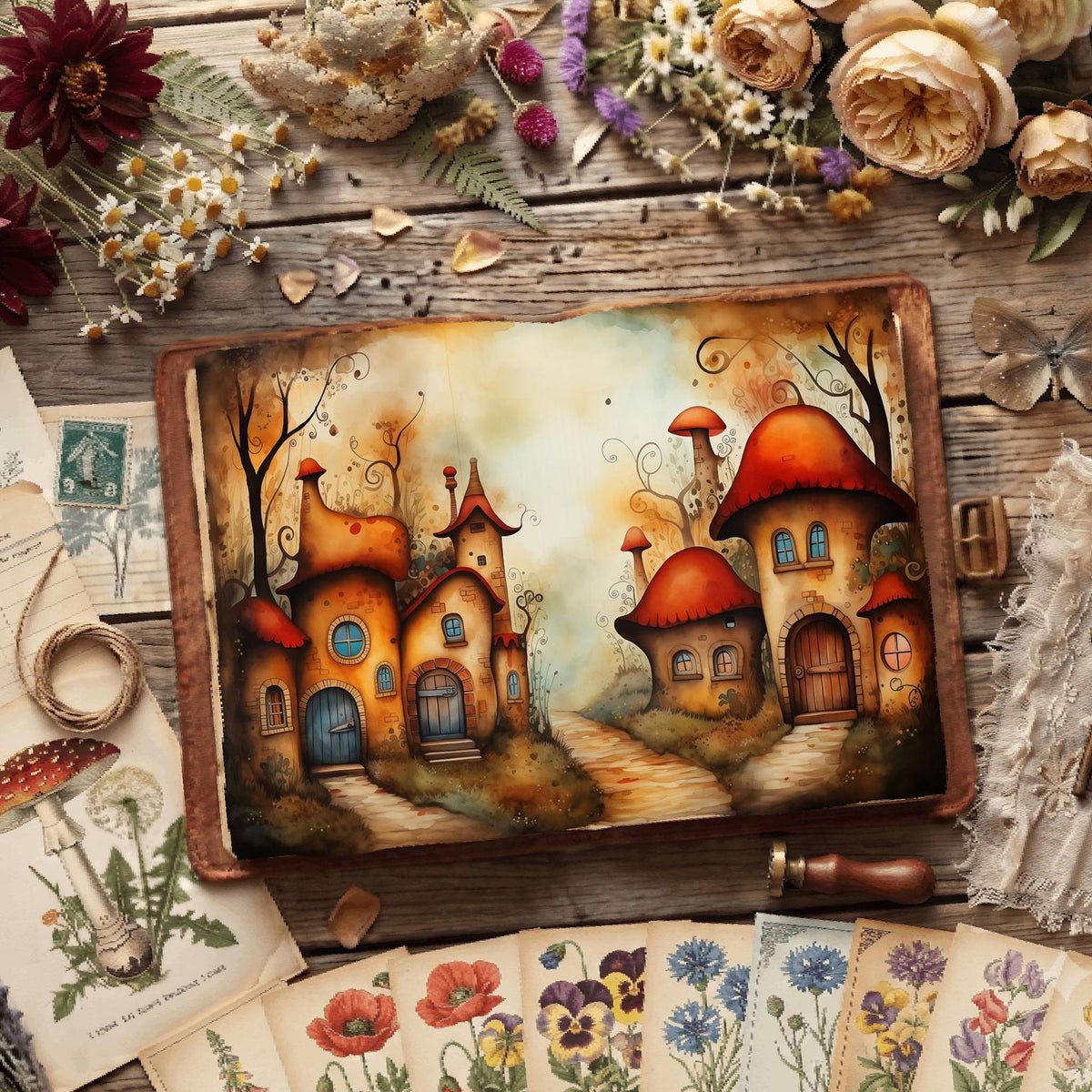 Fairytale Village Digital Papers