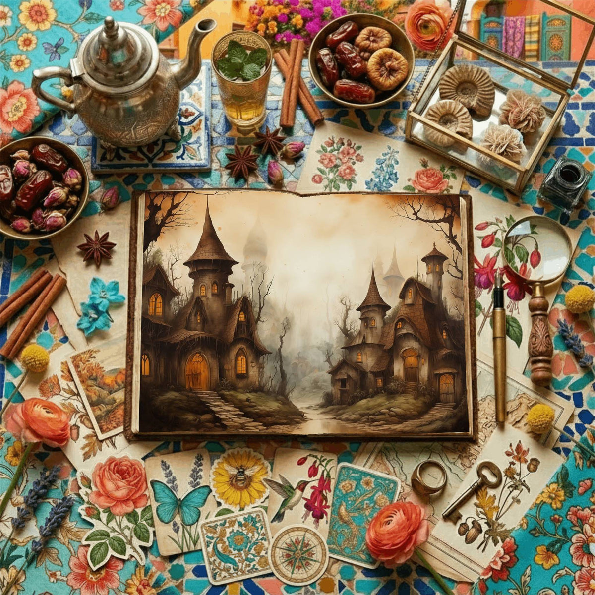 Fairytale Village Digital Papers