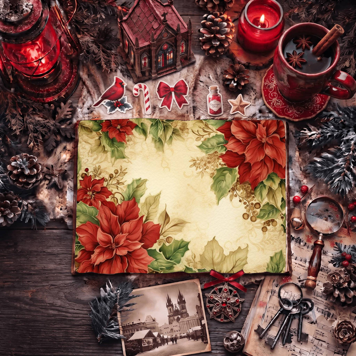 Festive Christmas Digital Papers