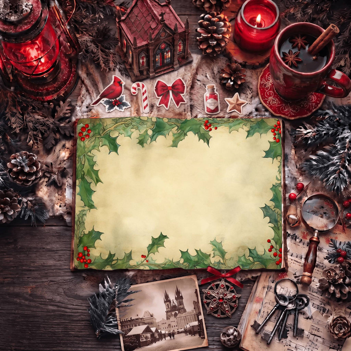 Festive Christmas Digital Papers