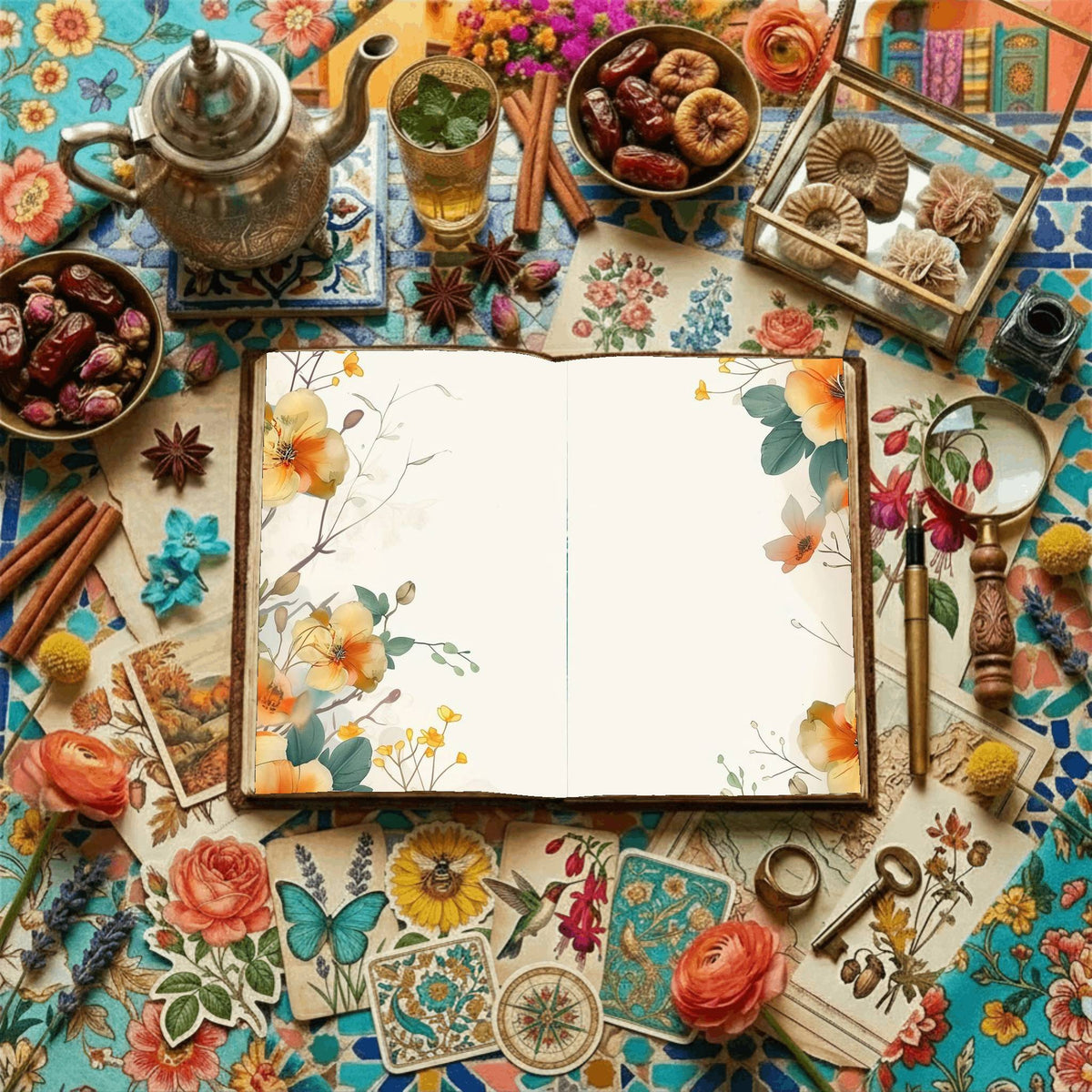 Floral Digital Papers