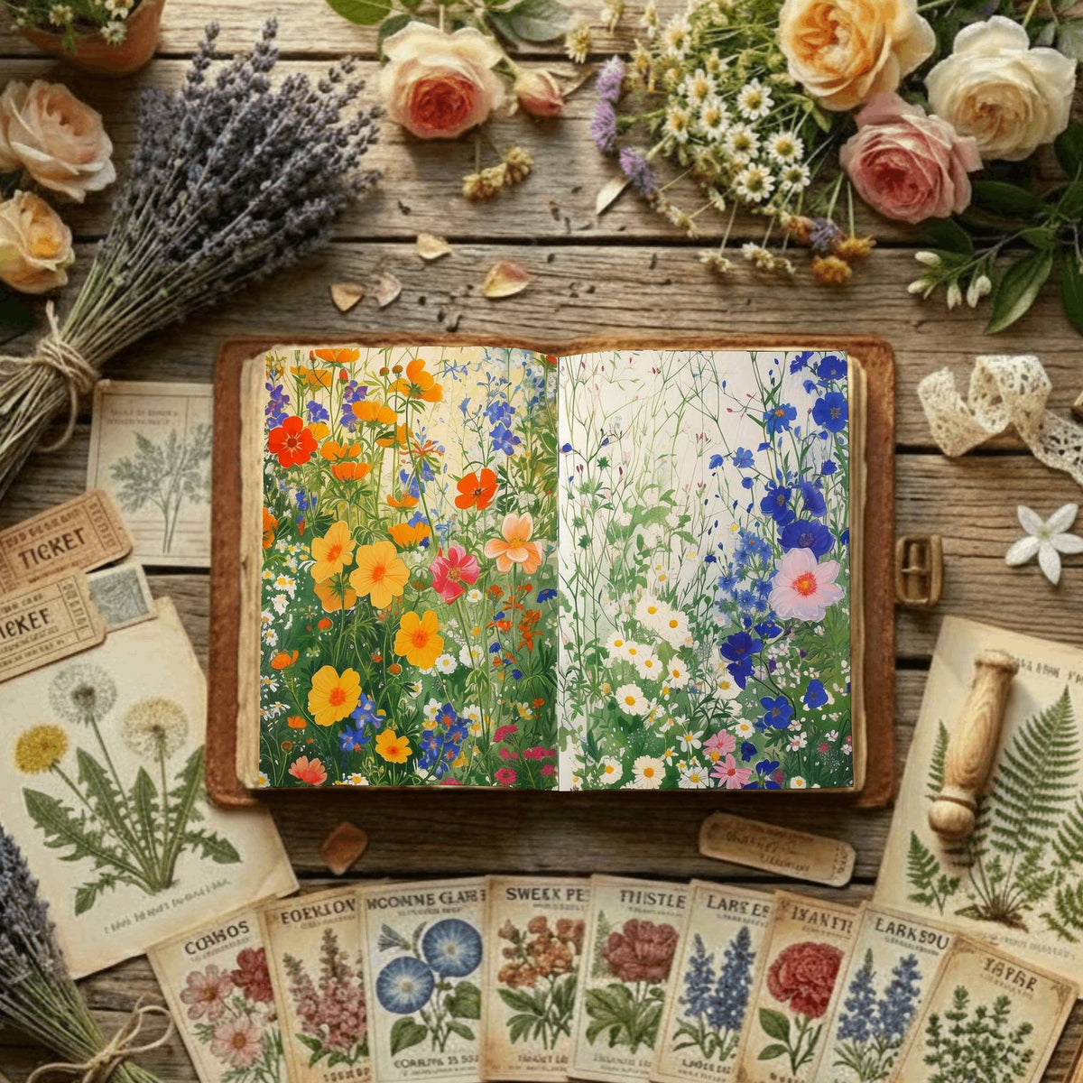 Floral Digital Papers