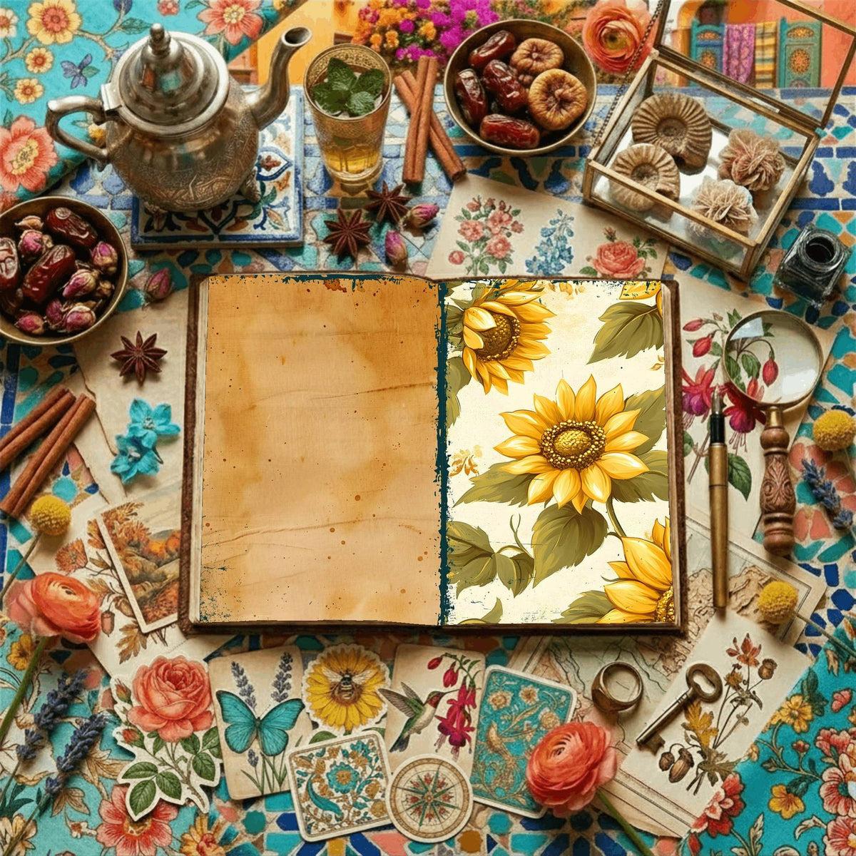 Floral Digital Papers