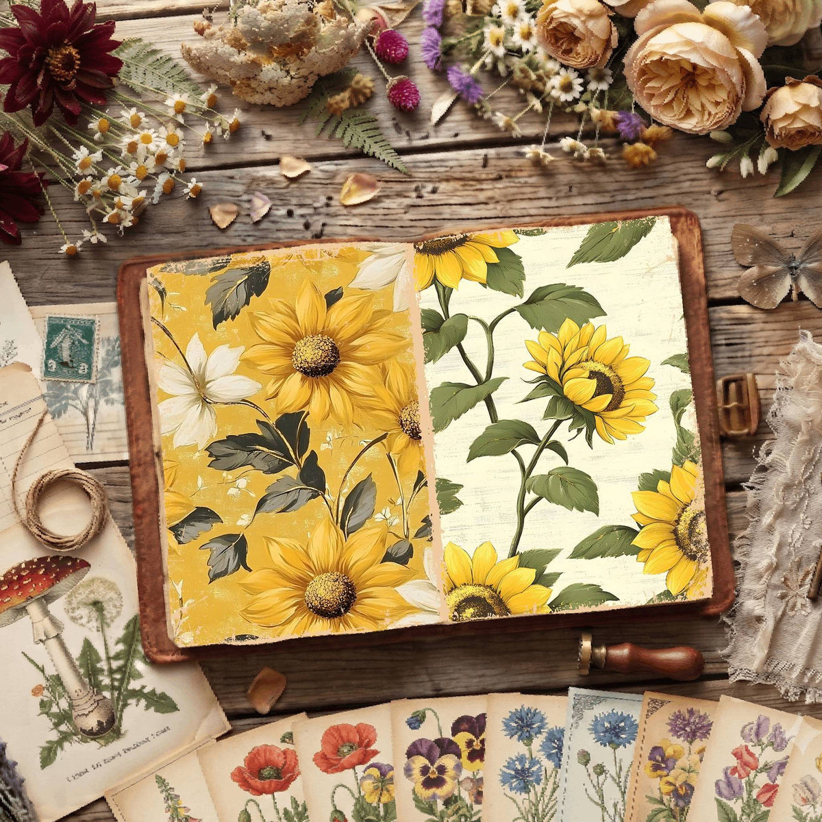 Floral Digital Papers