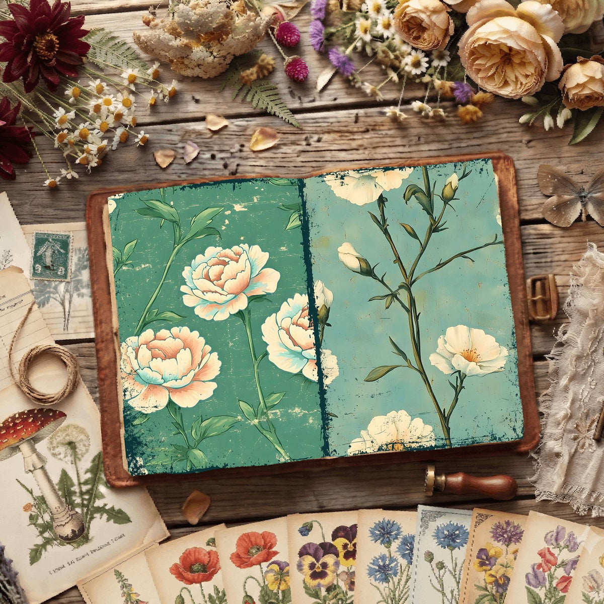 Floral Digital Papers