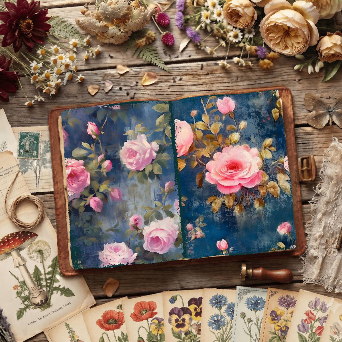 Floral Digital Papers