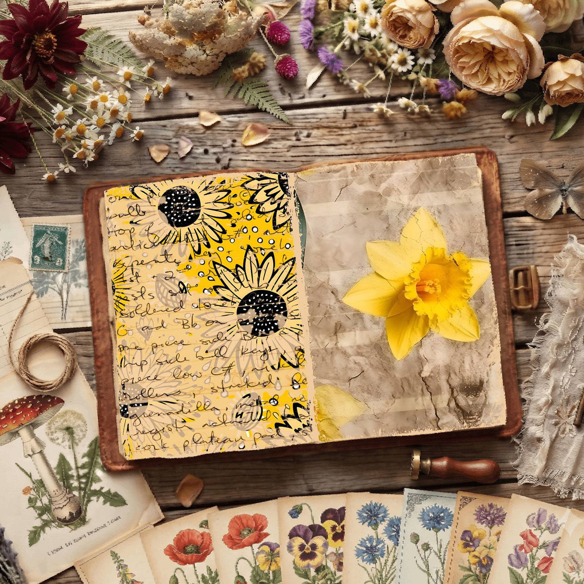 Floral Digital Papers
