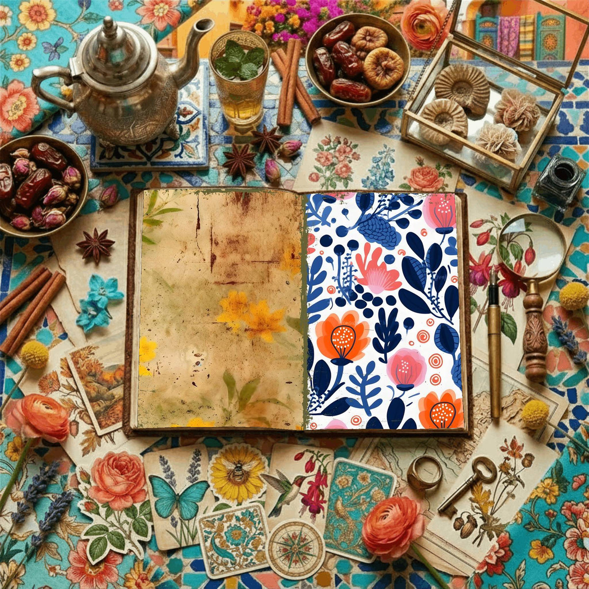 Floral Digital Papers