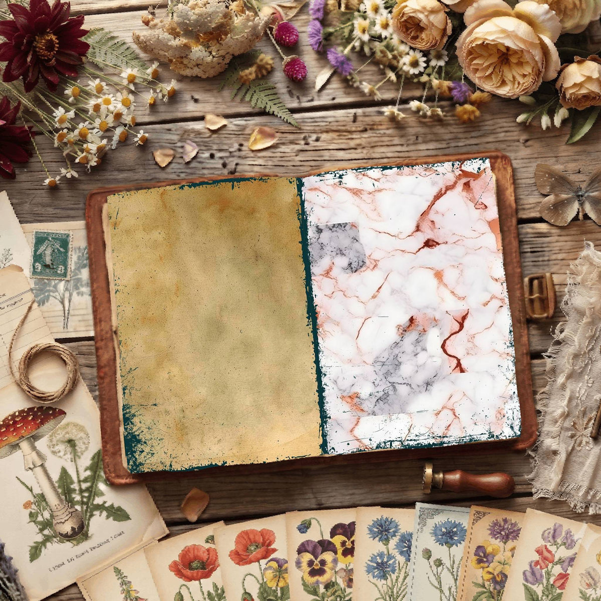 Floral Digital Papers