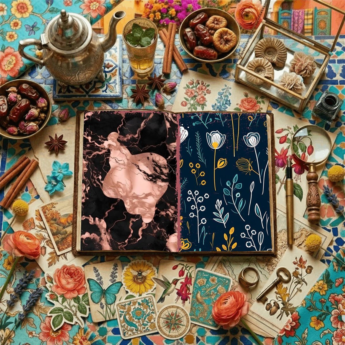 Floral Digital Papers