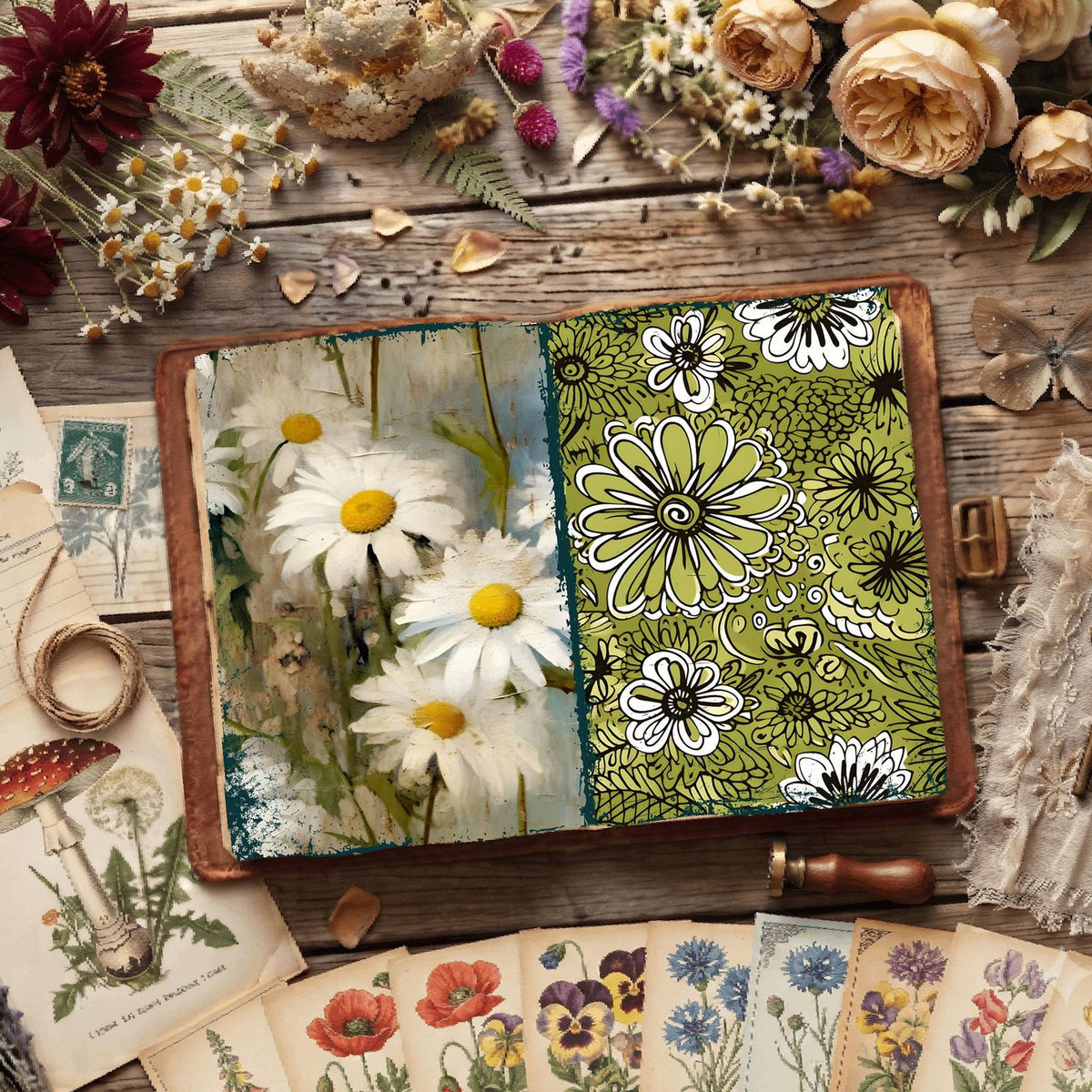 Floral Digital Papers