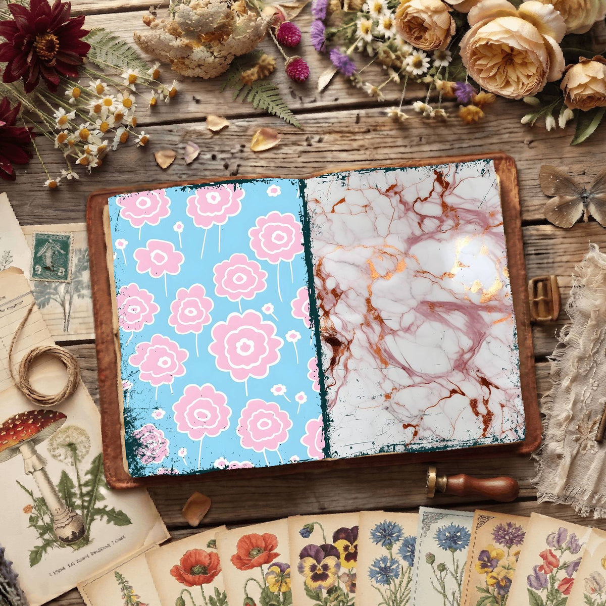 Floral Digital Papers