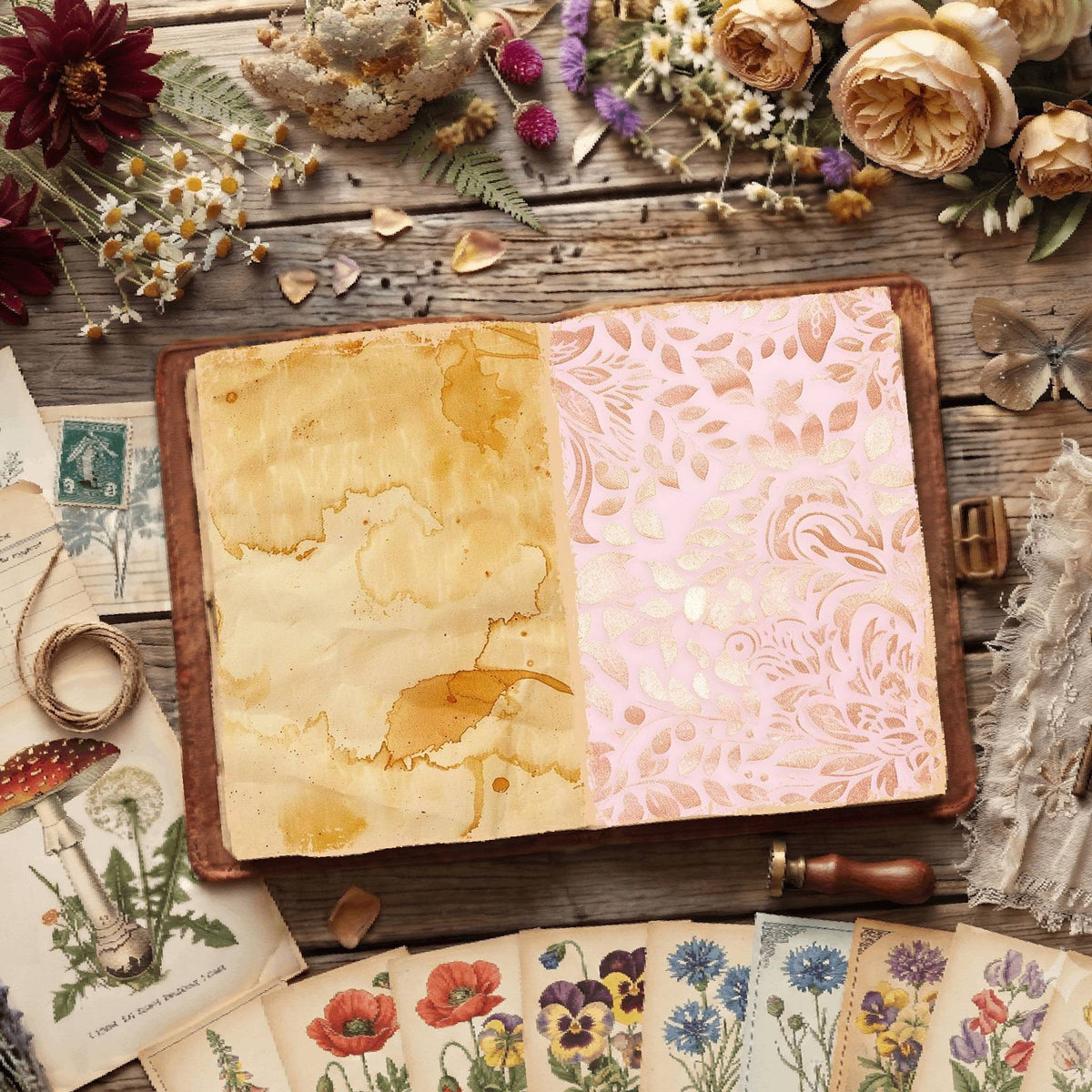 Floral Digital Papers