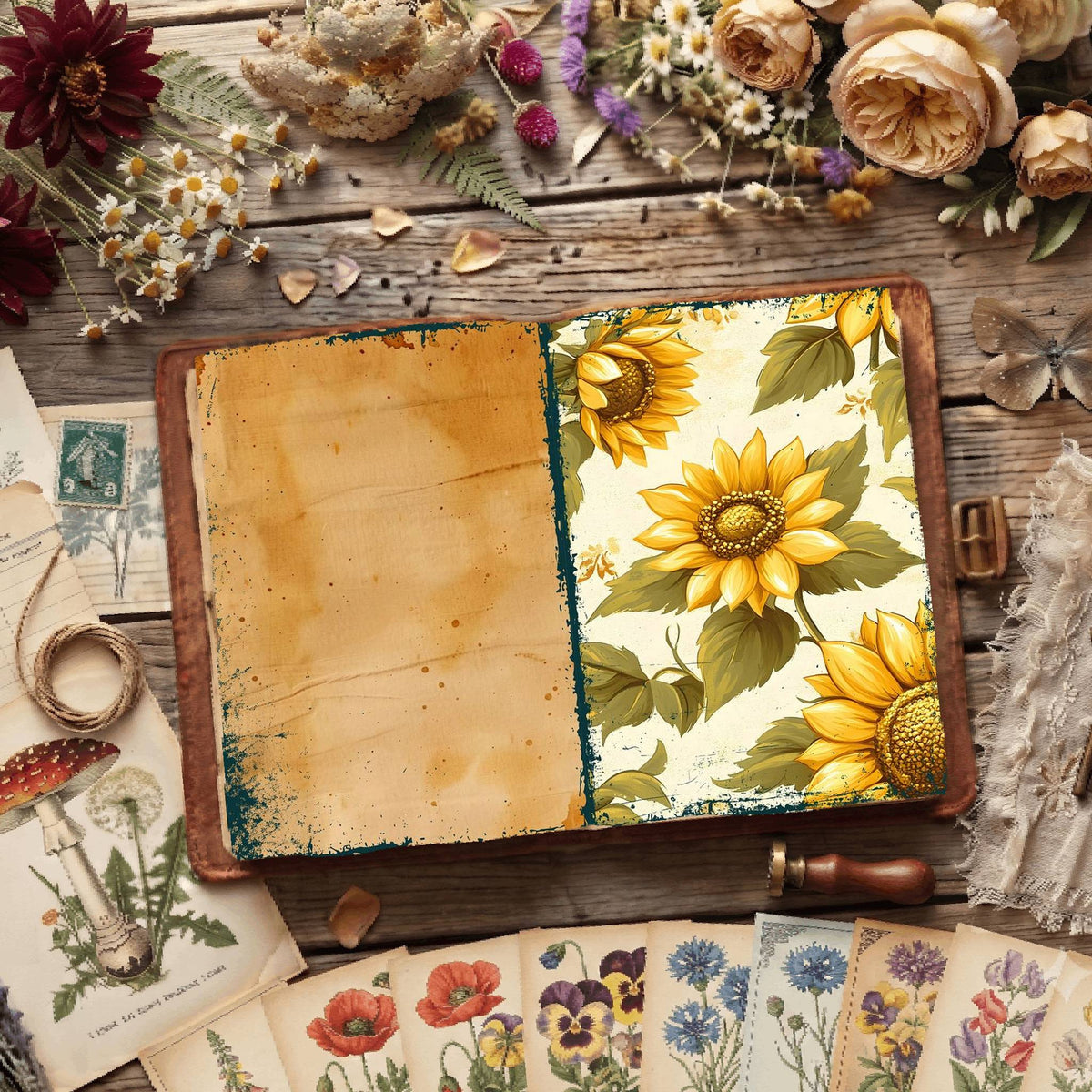 Floral Digital Papers