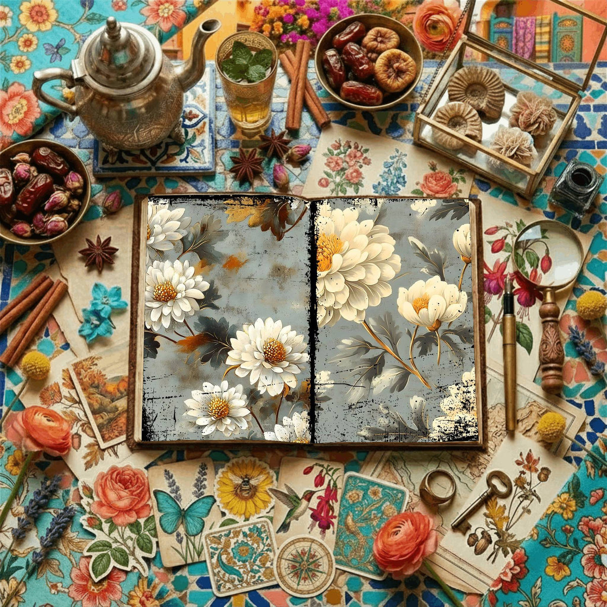 Floral Digital Papers