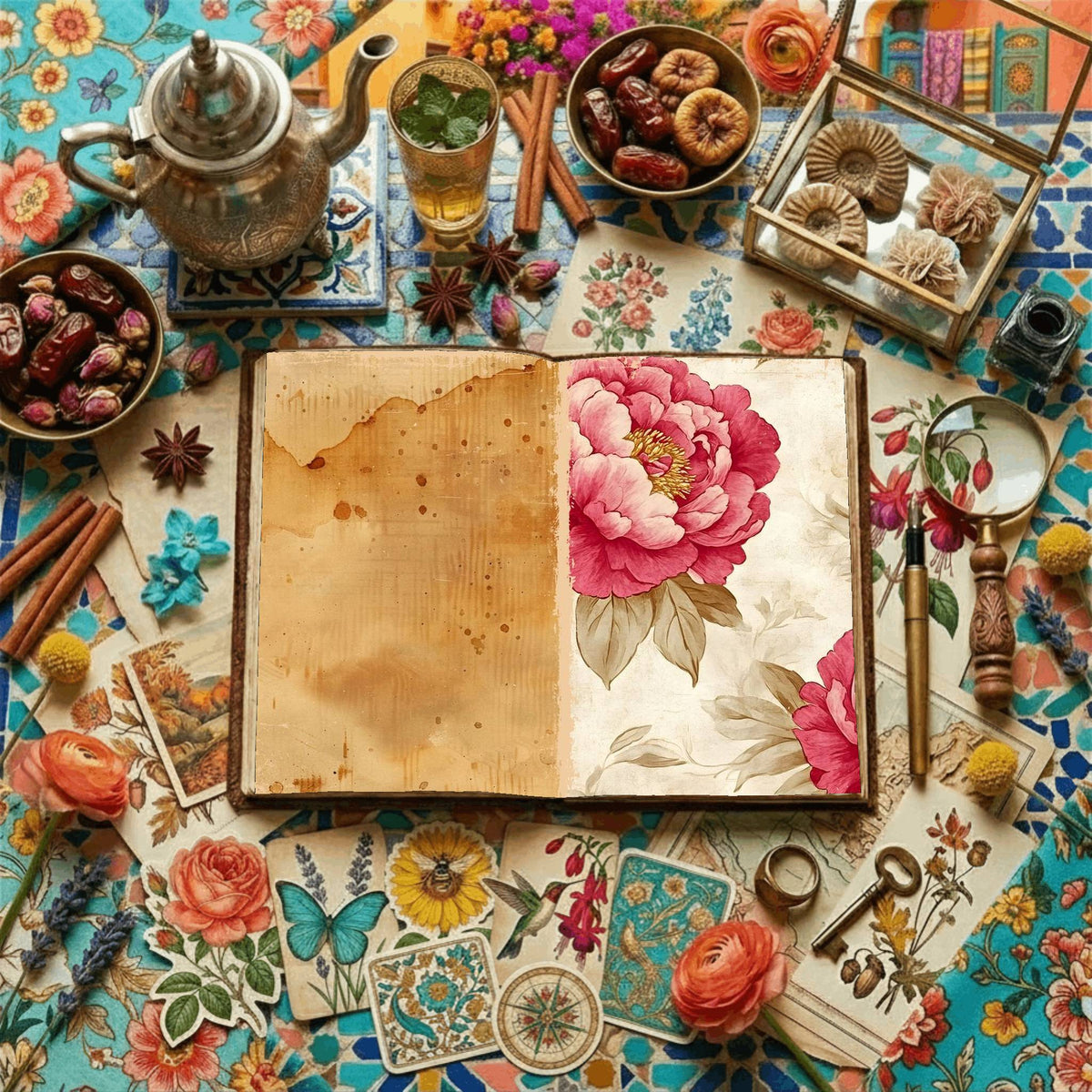 Floral Digital Papers