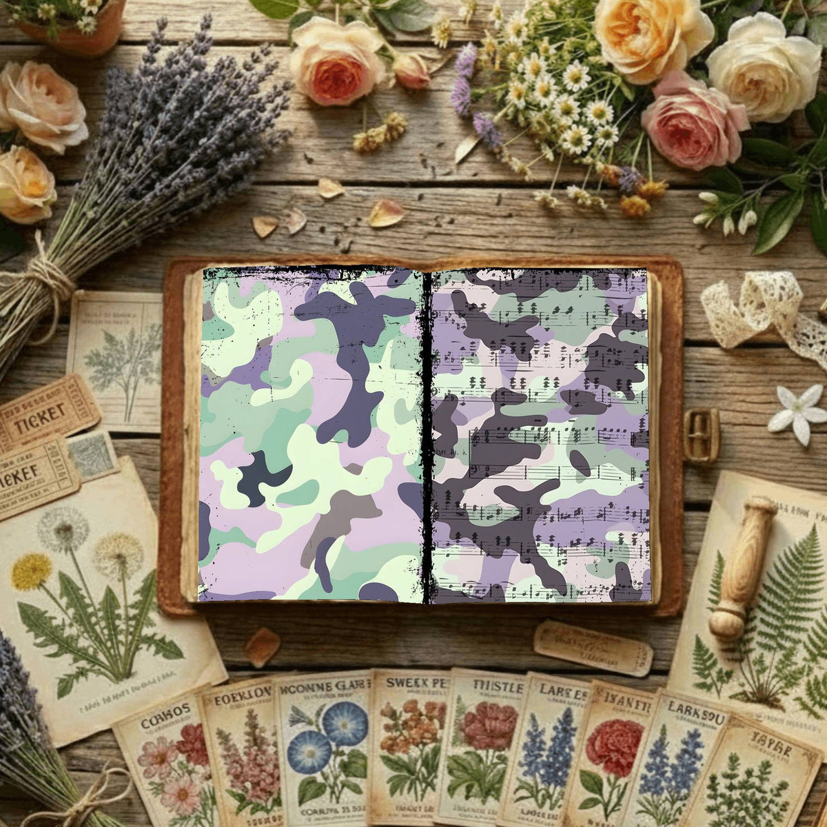 Floral Digital Papers