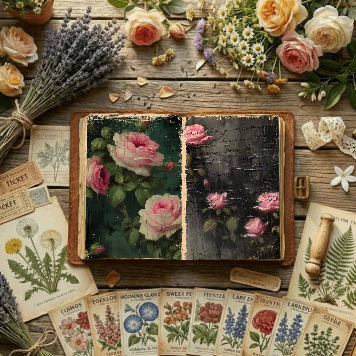 Floral Digital Papers