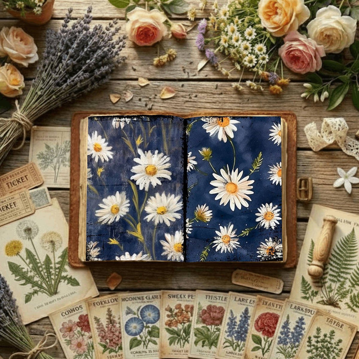 Floral Digital Papers