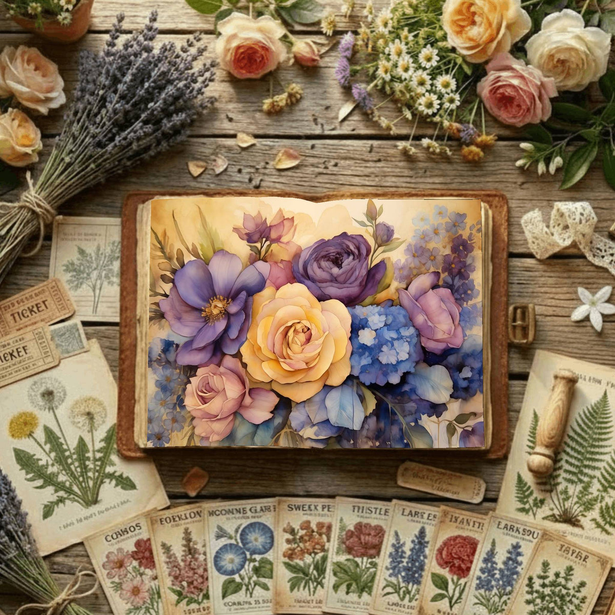 Floralbouquet Digital Papers