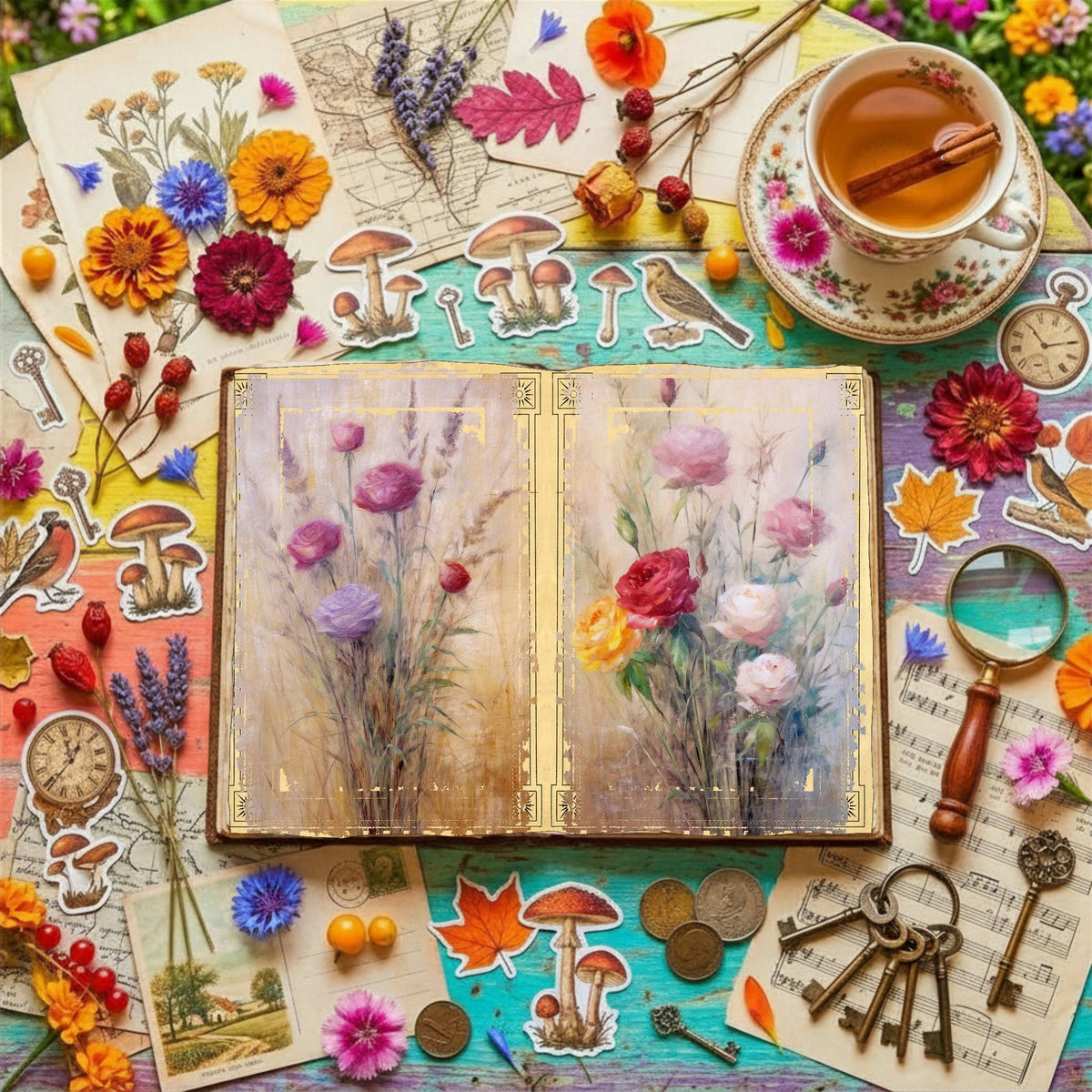 Flower Digital Papers