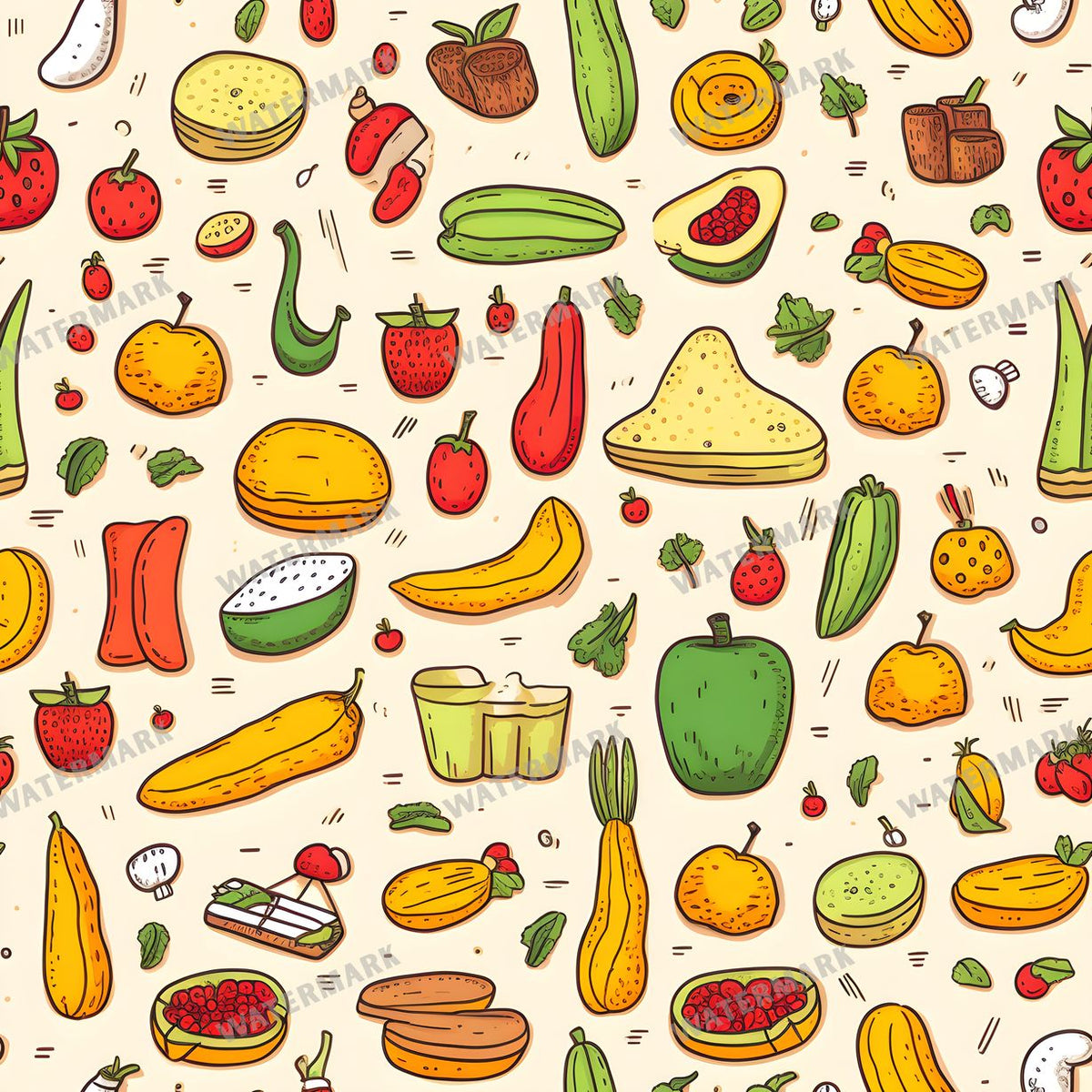 Food Seamless Pattern