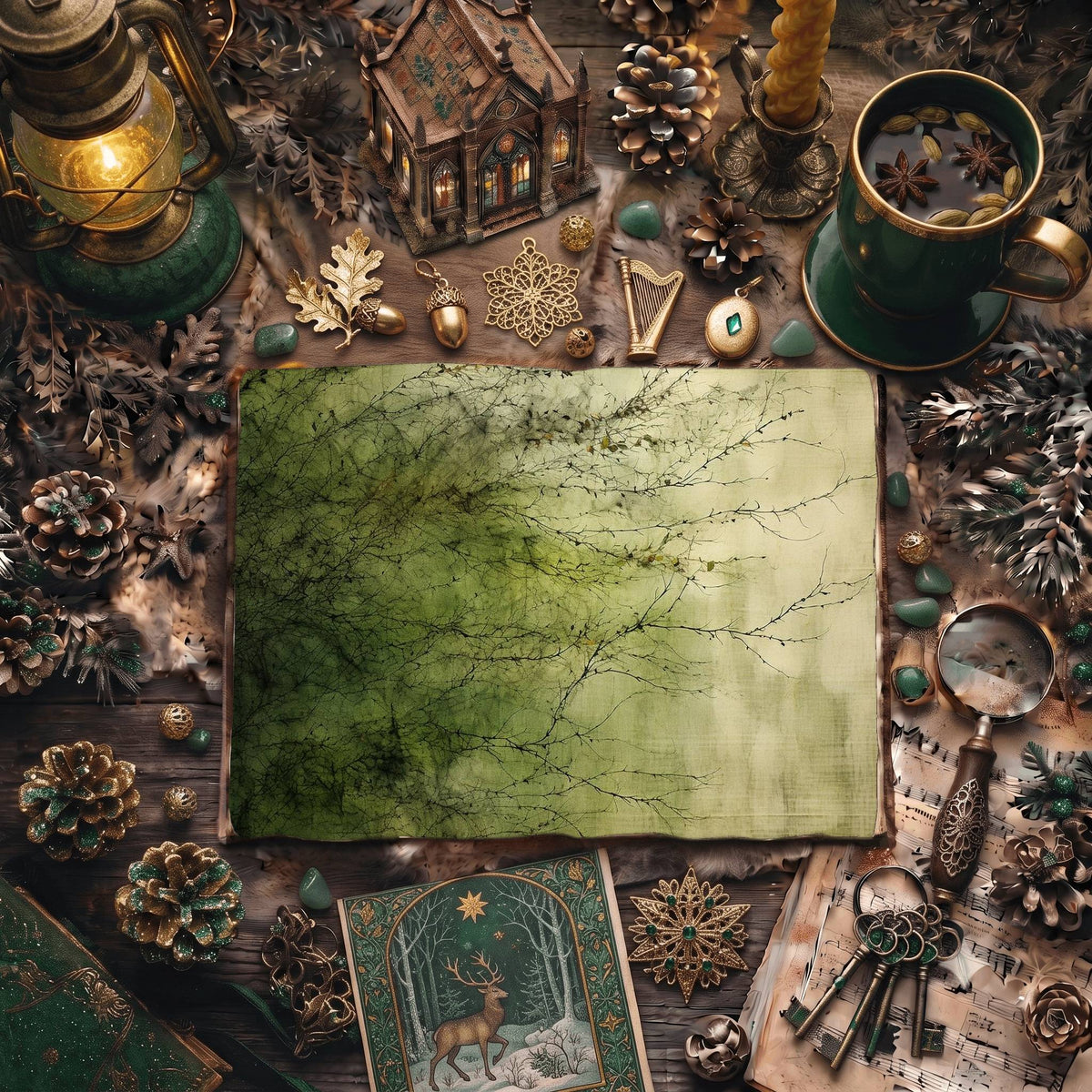 Forest Witch Digital Papers