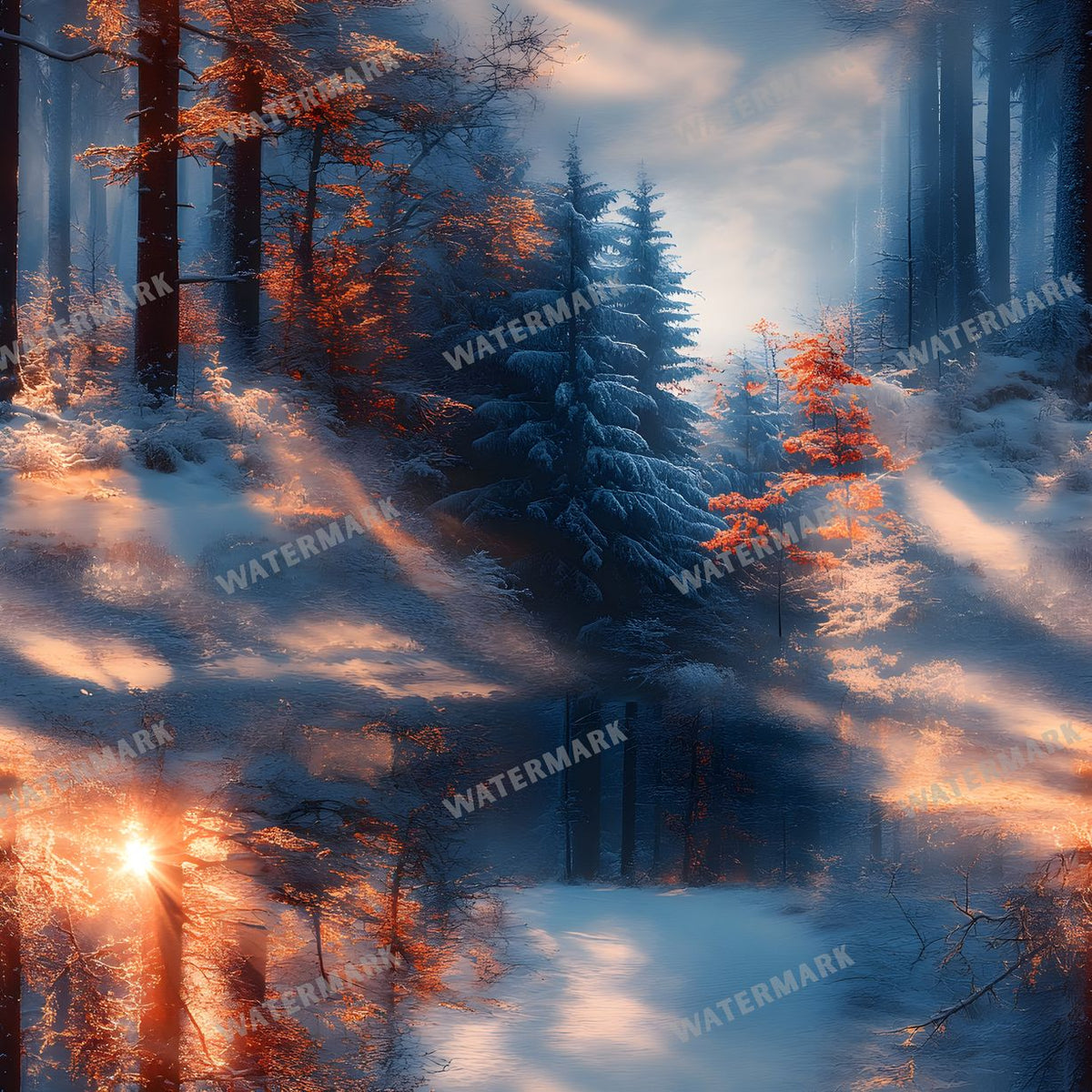 Forest Seamless Pattern