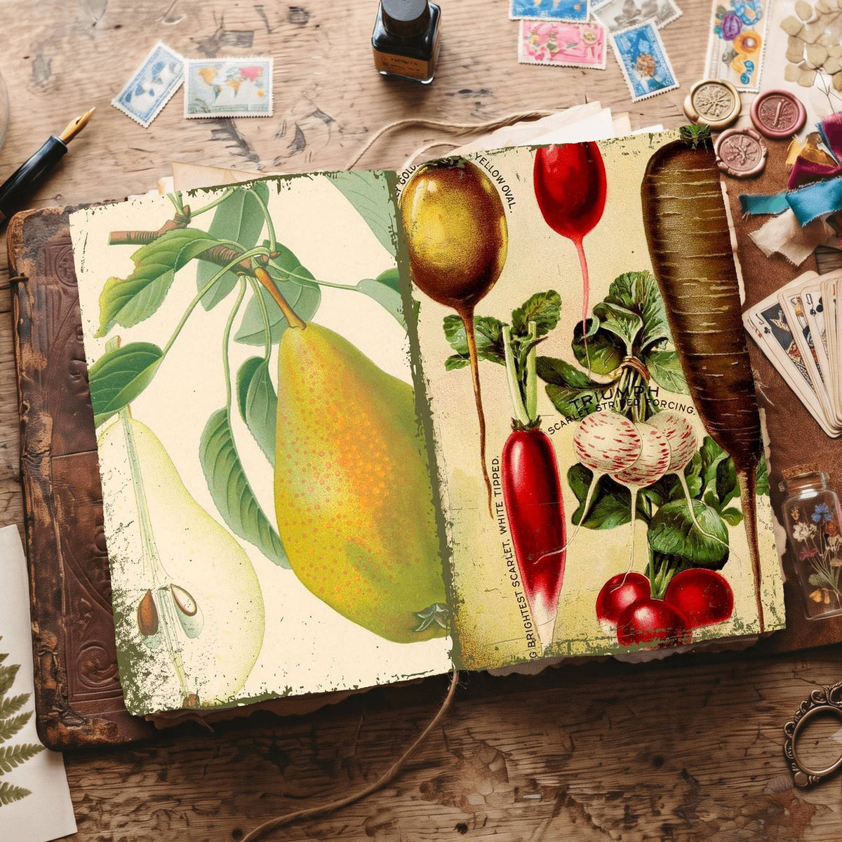 Fruit & Vegetables Digital Papers