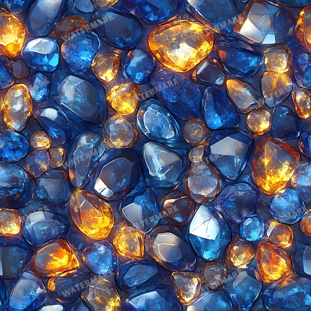 Gems Seamless Pattern