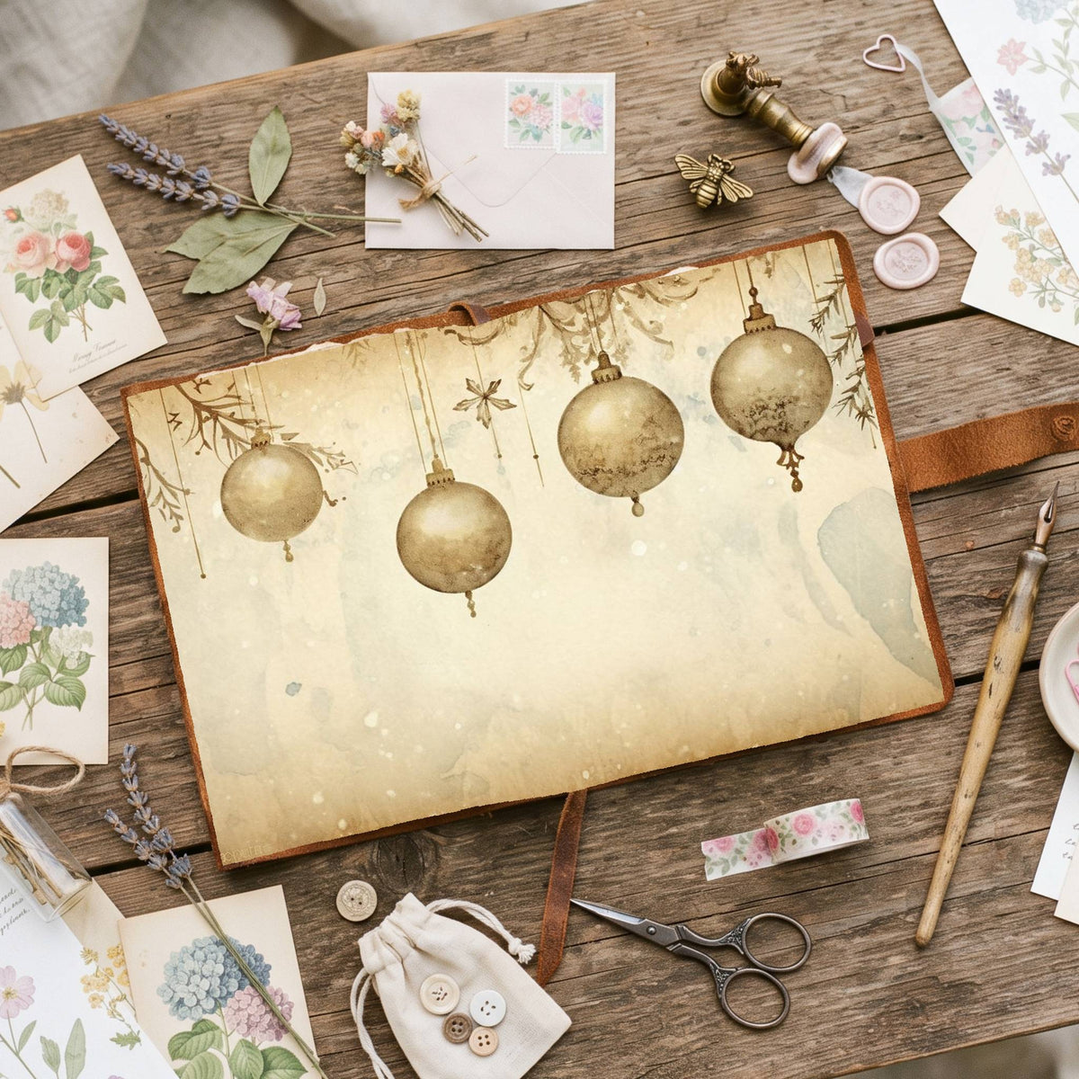 Gold Christmas Digital Papers