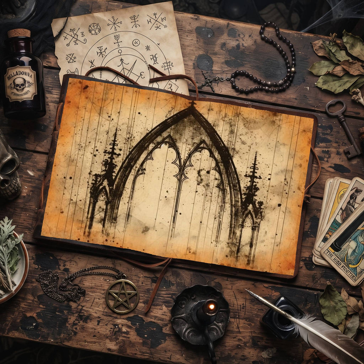Gothic Arches Digital Papers