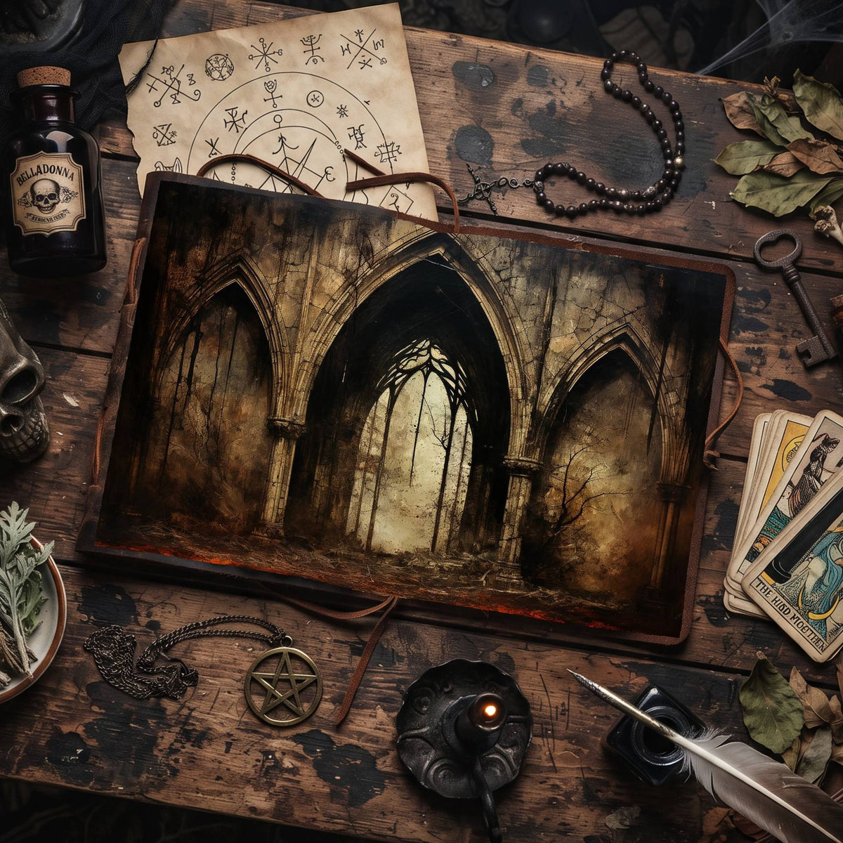 Gothic Arches Digital Papers
