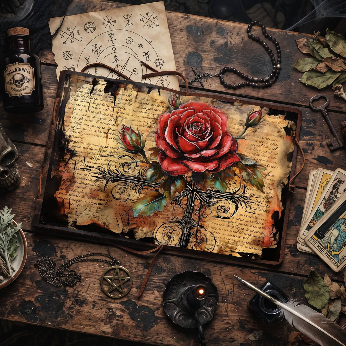 Gothic Rose Digital Papers