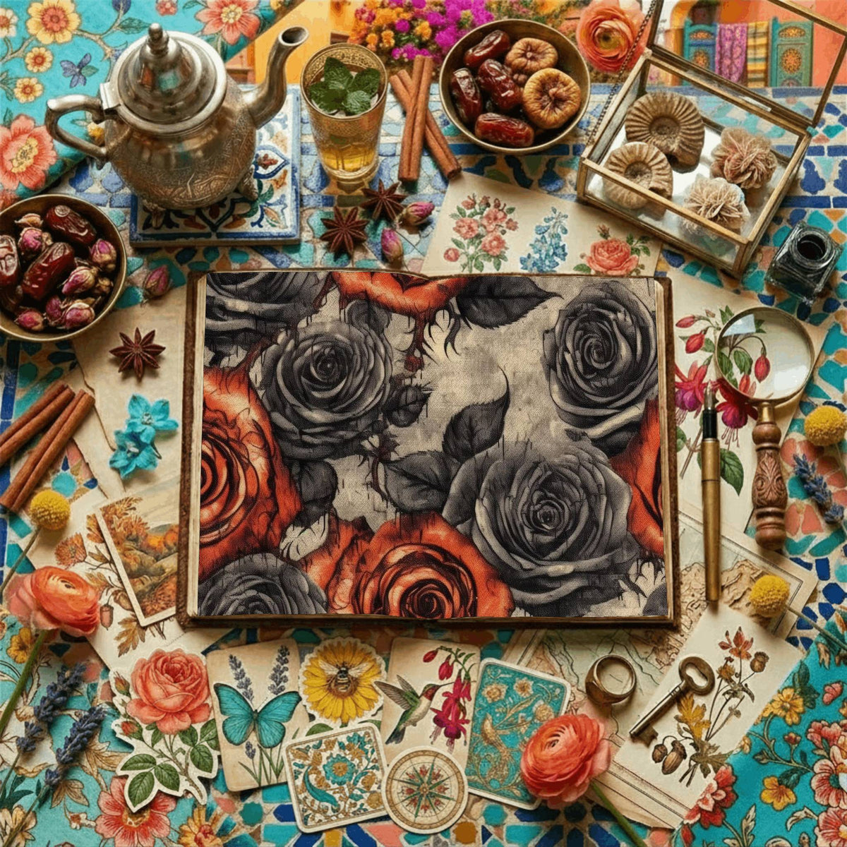 Gothic Rose Digital Papers