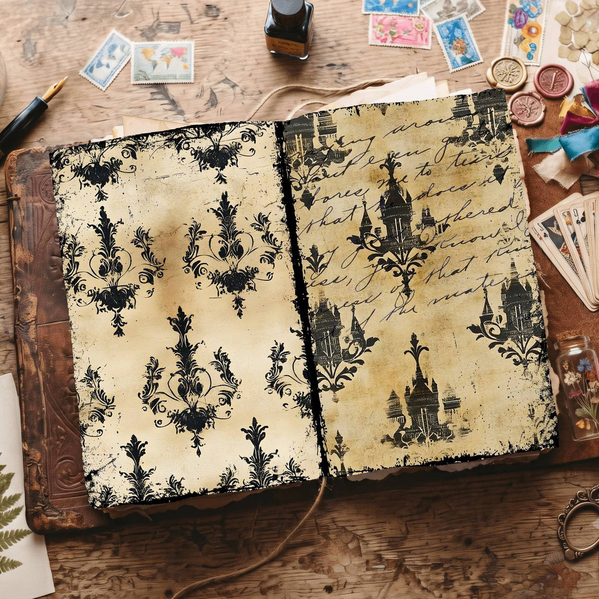 Gothic Digital Papers