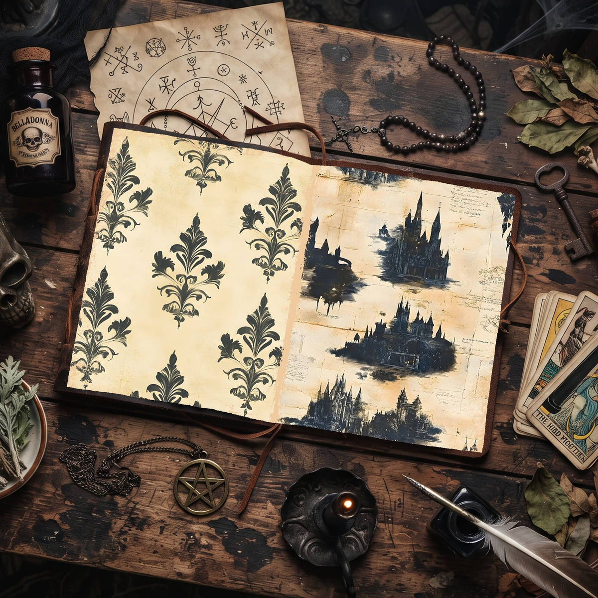 Gothic Digital Papers