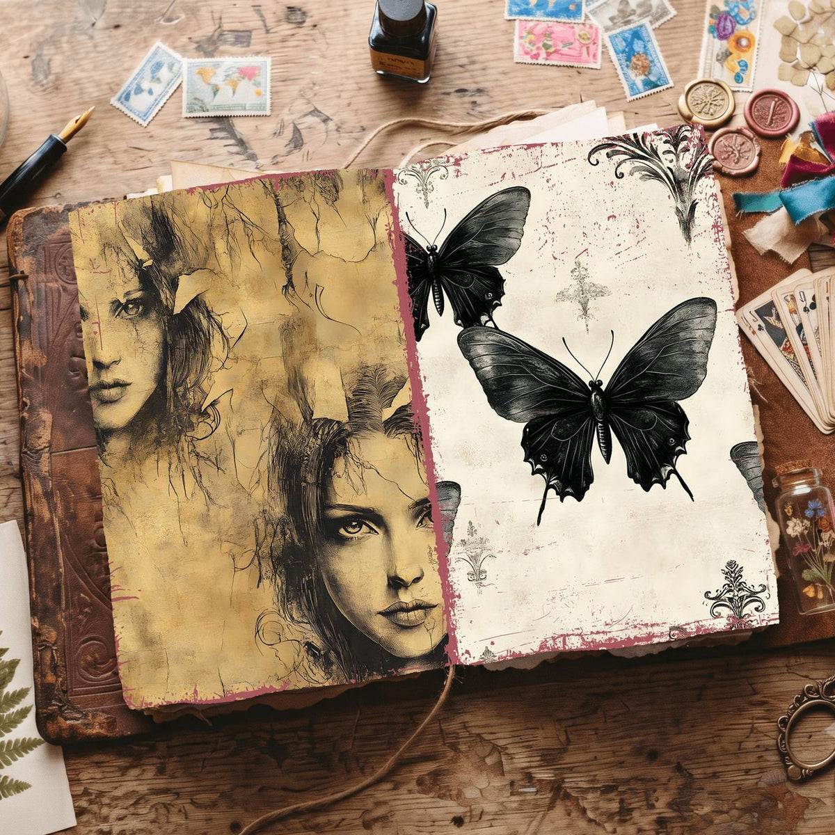 Gothic Digital Papers