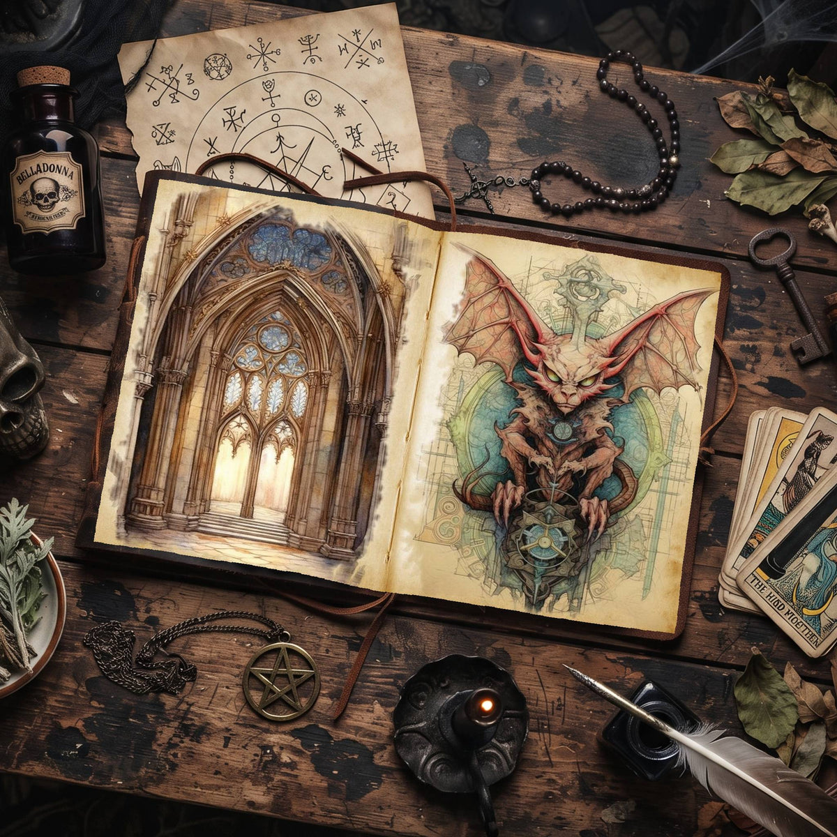 Gothic Digital Papers