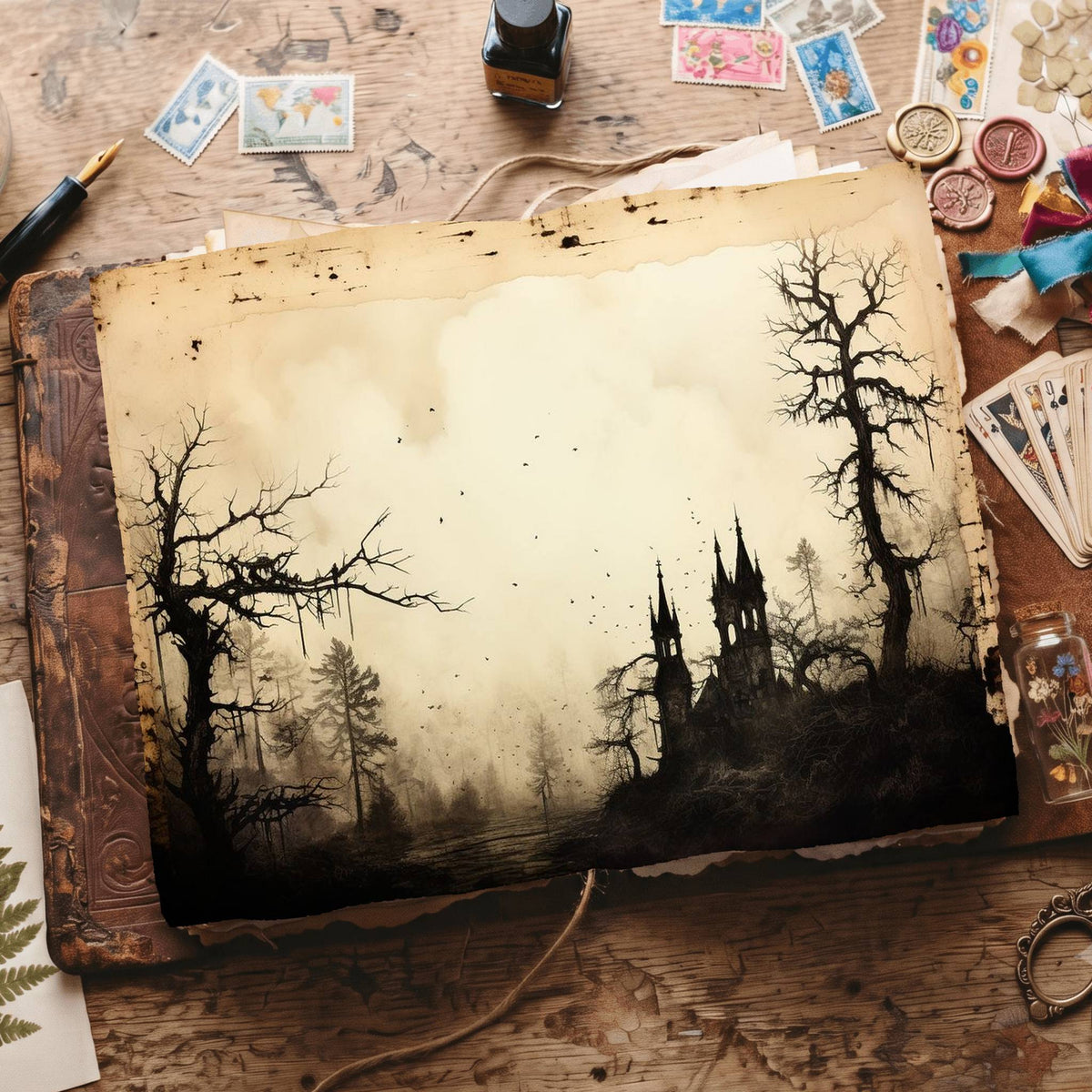 Gothic Digital Papers