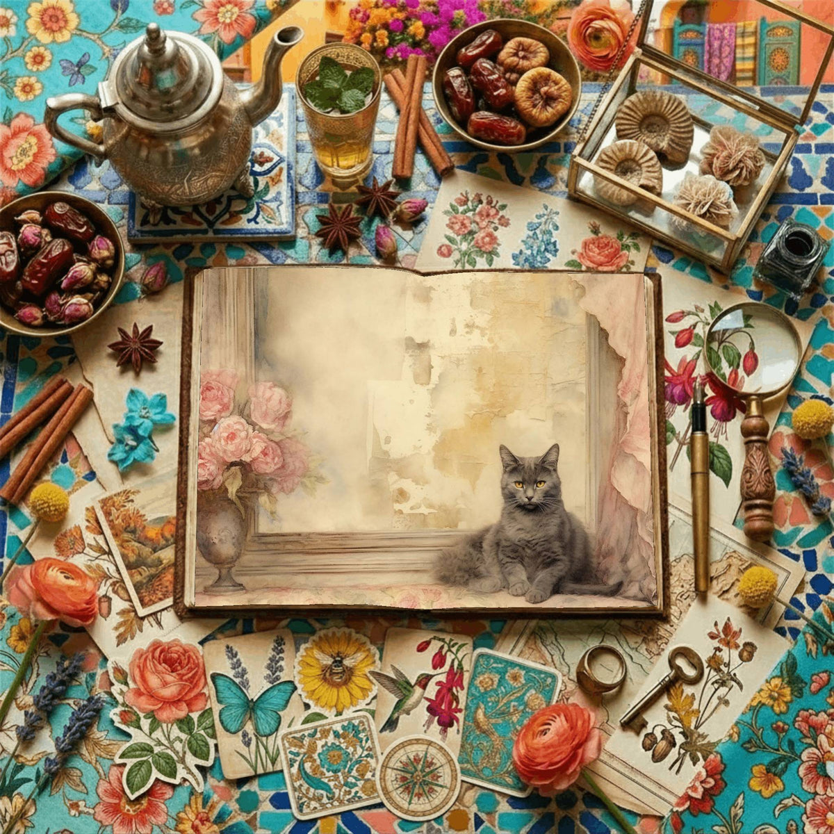Grey Cat Digital Papers