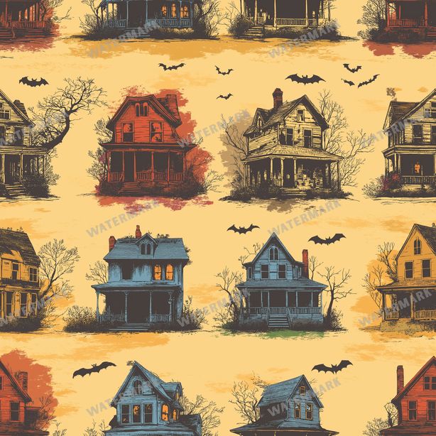 Halloween Seamless Pattern