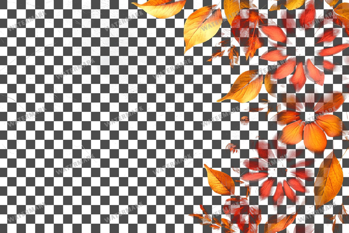 Halloween PNG overlay on a transparent checkered background, preview 3