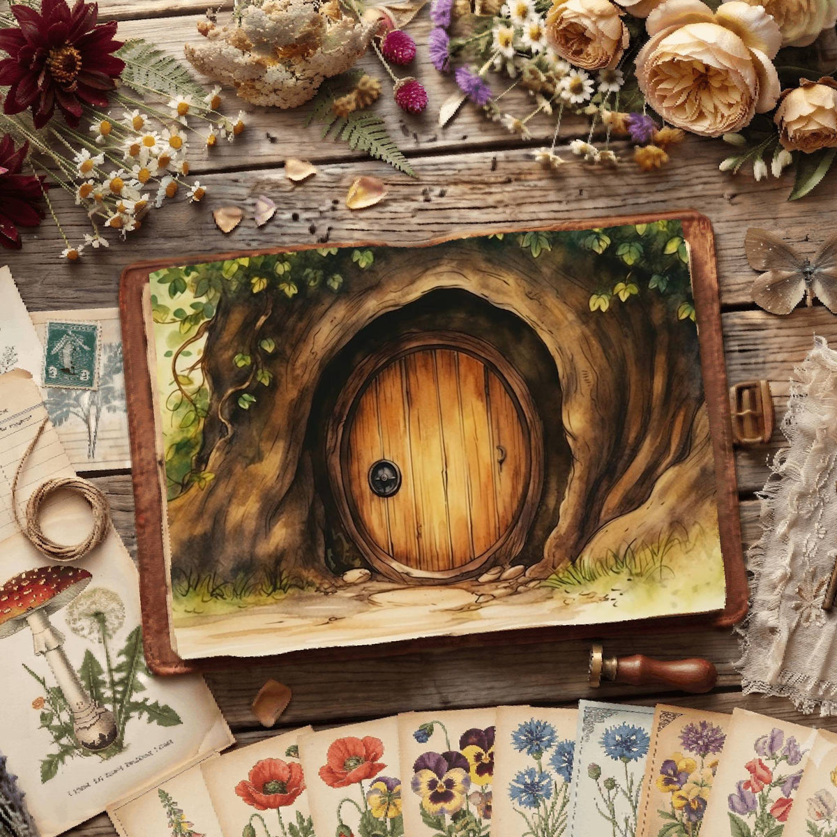 Hobbit Door Digital Papers